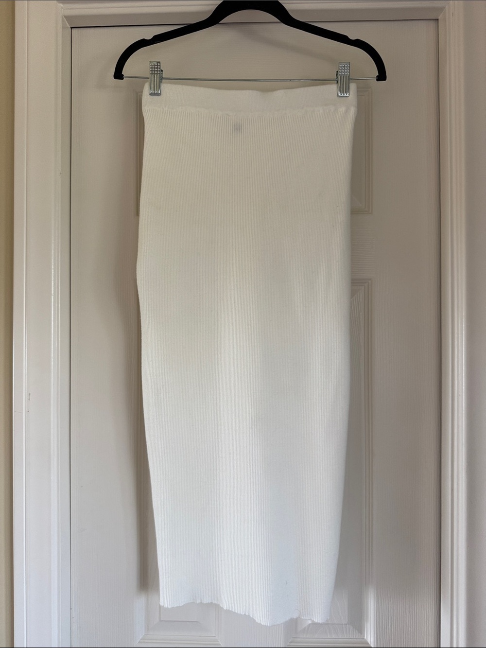 White Sweater Pencil Skirt